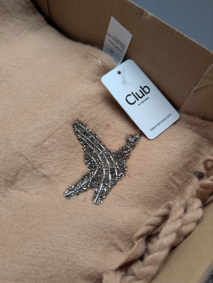 Beymen Bej Süet Kadın Atkı - Görsel 2