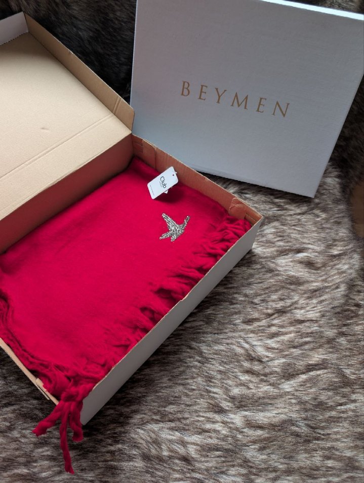 Beymen club kuş logolu şal - Görsel 2