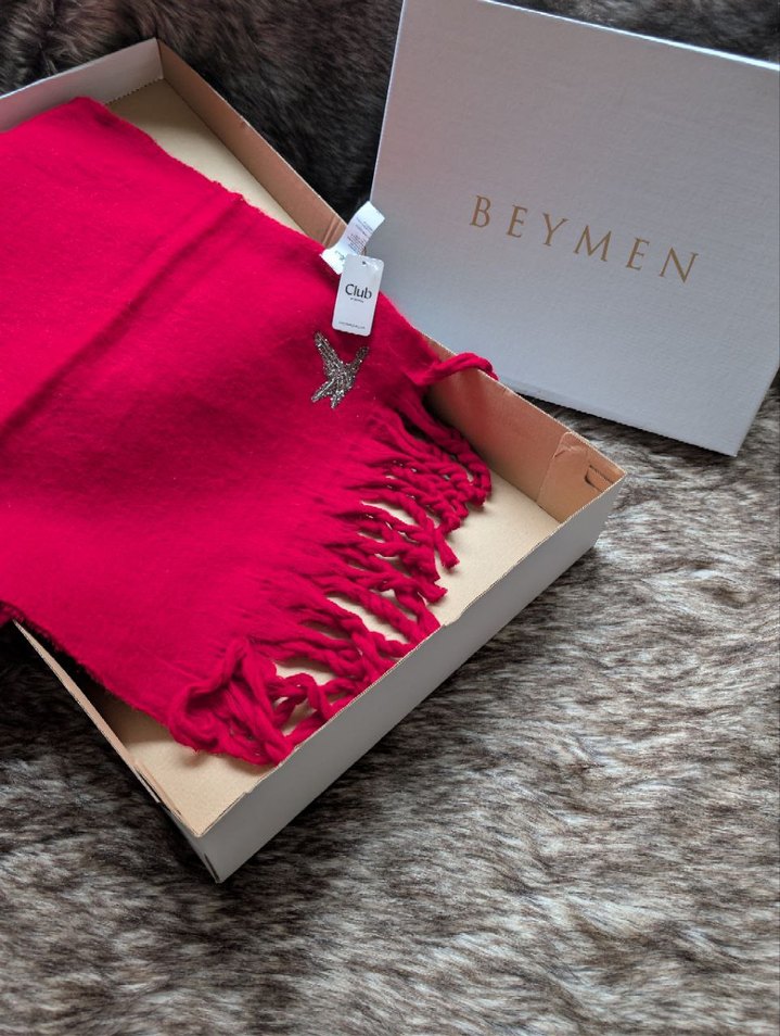 Beymen club kuş logolu şal - Görsel 3