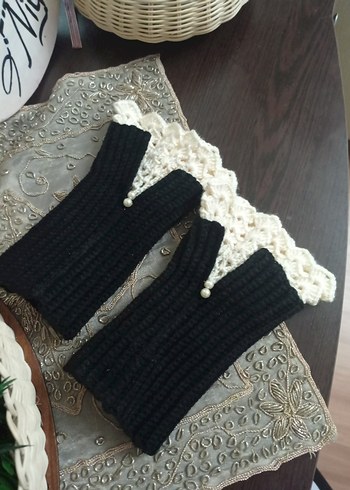 Dantel Detaylı Bohem Kadın Eldiveni - Görsel 6