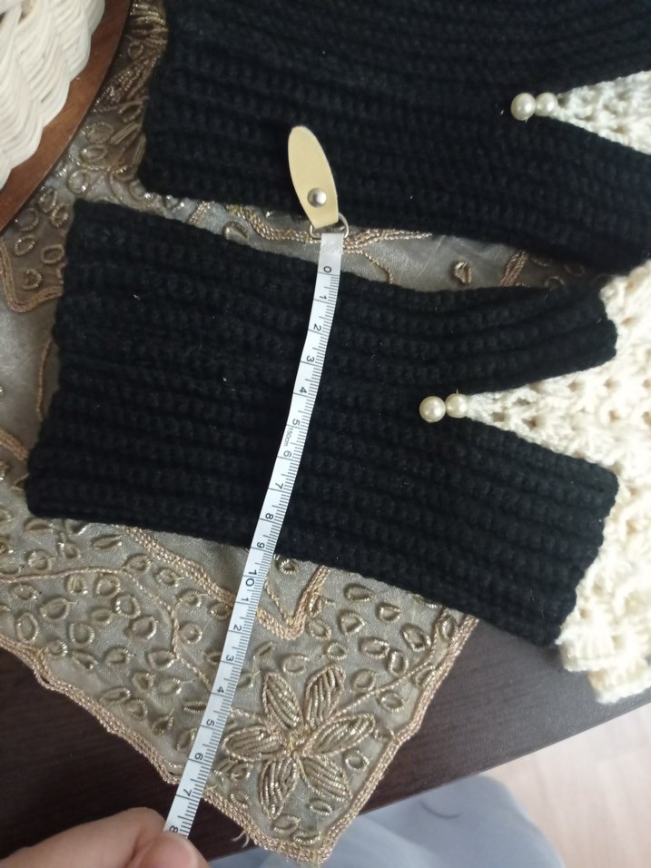 Dantel Detaylı Bohem Kadın Eldiveni - Görsel 4