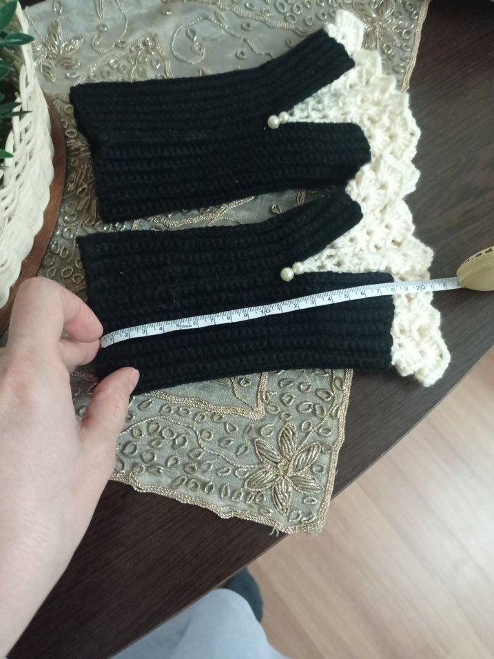 Dantel Detaylı Bohem Kadın Eldiveni - Görsel 5