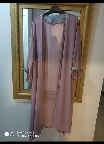 Krep şifon abaya