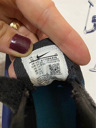 21 Beden Orjinal nike bebek ayakkabı