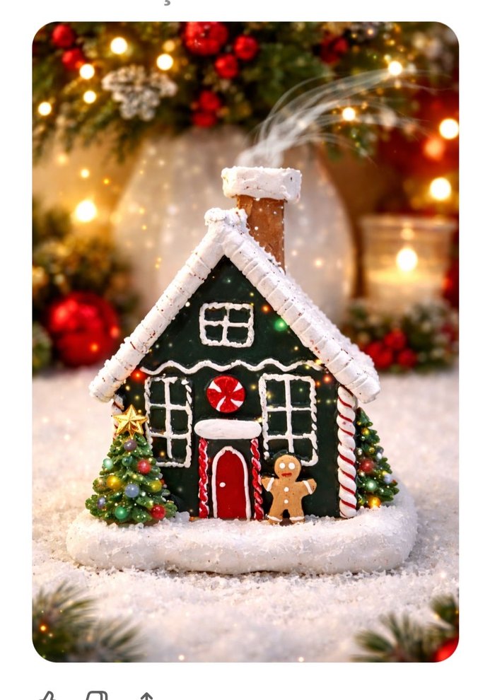 Renkli Şeker Ev Figürü - Görsel 2