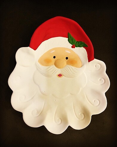 Noel baba tabak