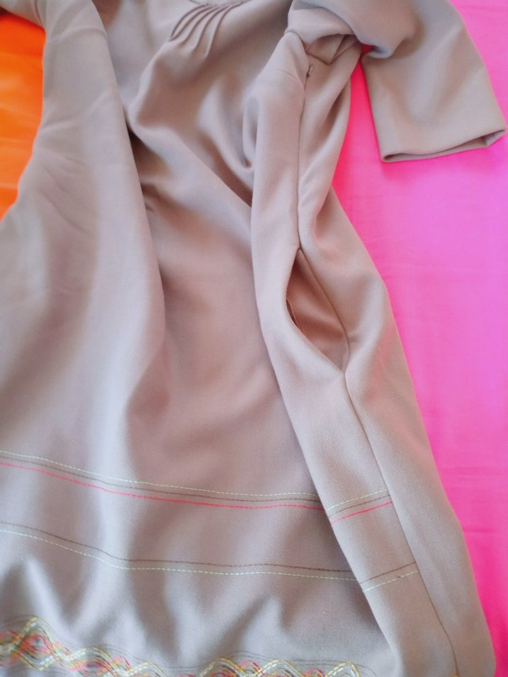 elbise astarlı etekleri işleme detaylı - Görsel 3