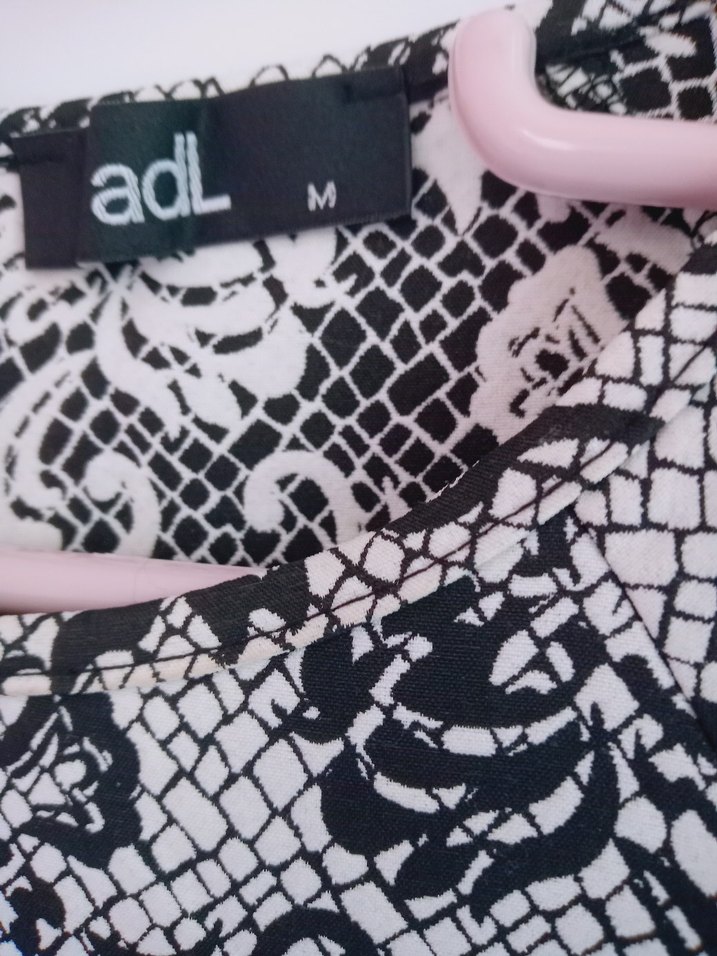 Gri Desenli Midi Kadın Elbise - Görsel 2