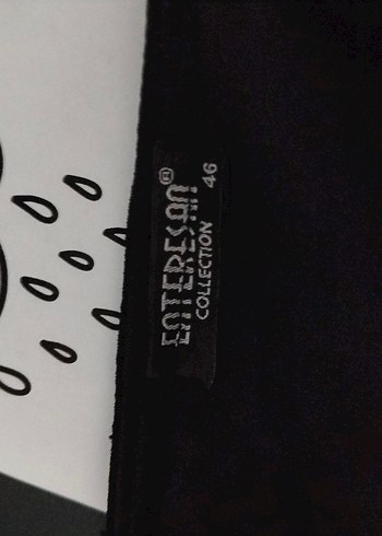 yakası İşlemeli Siyah Mini Gotik Elbise - Görsel 3