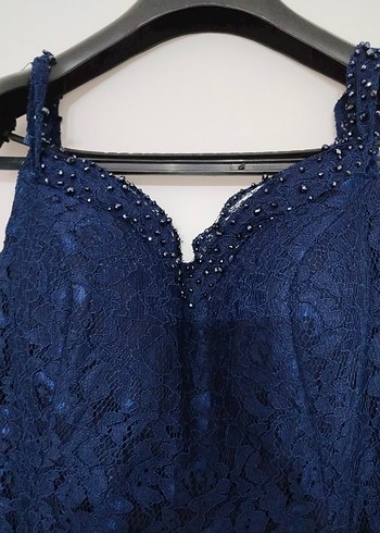 Nakışlı yakası taş işlemeli - Görsel 4