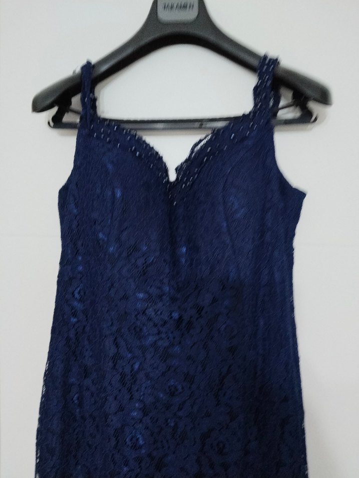 Nakışlı yakası taş işlemeli - Görsel 3