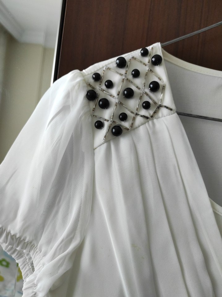 Yeşil Kuşaklı Midi Kadın abiye 38 beden - Görsel 2