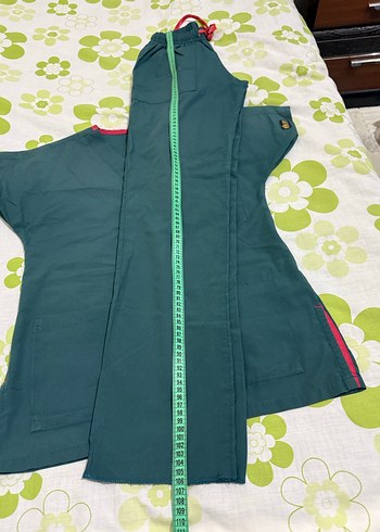 Rahat Kesim Yeşil bayan iş takımı XXS beden. - Görsel 5