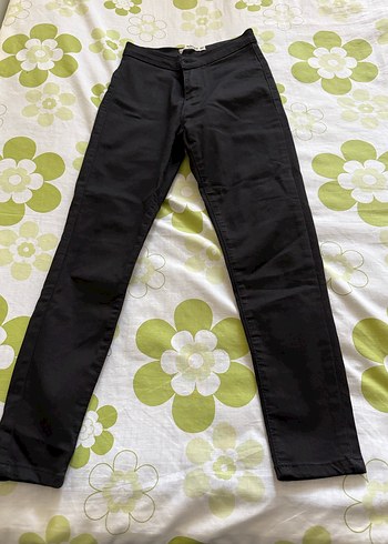 Siyah Elastik Kadın Dar Kesim Pantolon Addax marka 26 beden. - Görsel 8