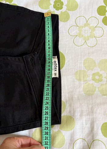 Siyah Elastik Kadın Dar Kesim Pantolon Addax marka 26 beden. - Görsel 3