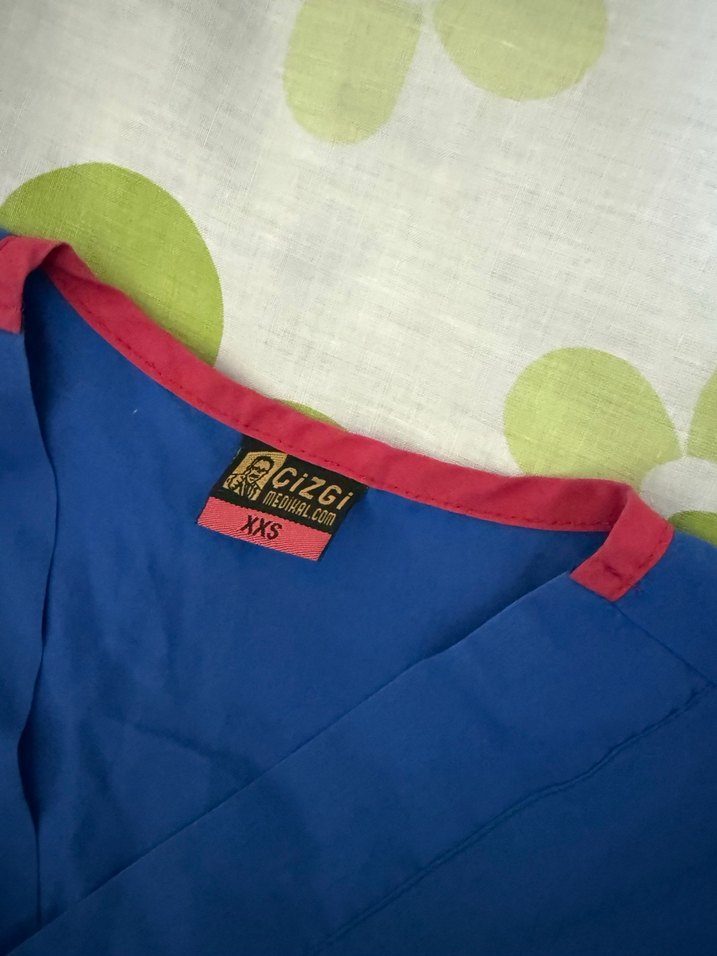 KadınMavi Kısa Kollu Rahat işTakımı xxs beden - Görsel 5