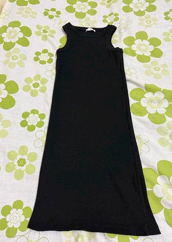 V Yaka Siyah Kadın Midi Tulum - Görsel 9