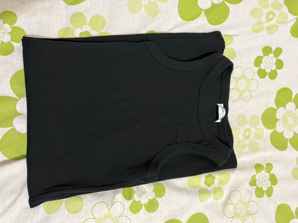 Kadın Siyah Uzun Kolsuz Elbise - Görsel 5