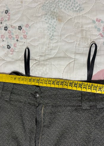 Gri Kadın üçlü Uzun Ceketli Takım - Görsel 12