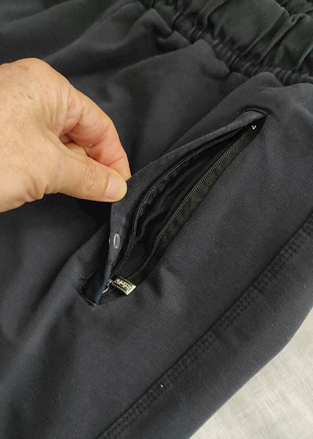 Fermuarlı Lacivert Erkek Rahat Kesim Eşofman - Görsel 4