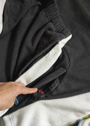 Erkek Fermuarlı  Polar Sweatshirt ve alt ikili takım . - Görsel 6