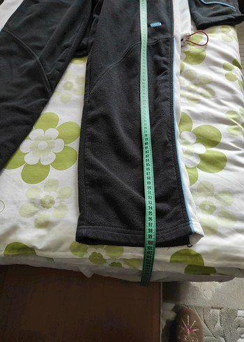 Erkek Fermuarlı  Polar Sweatshirt ve alt ikili takım . - Görsel 4