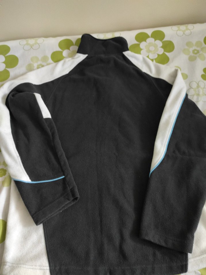 Erkek Fermuarlı  Polar Sweatshirt ve alt ikili takım . - Görsel 5