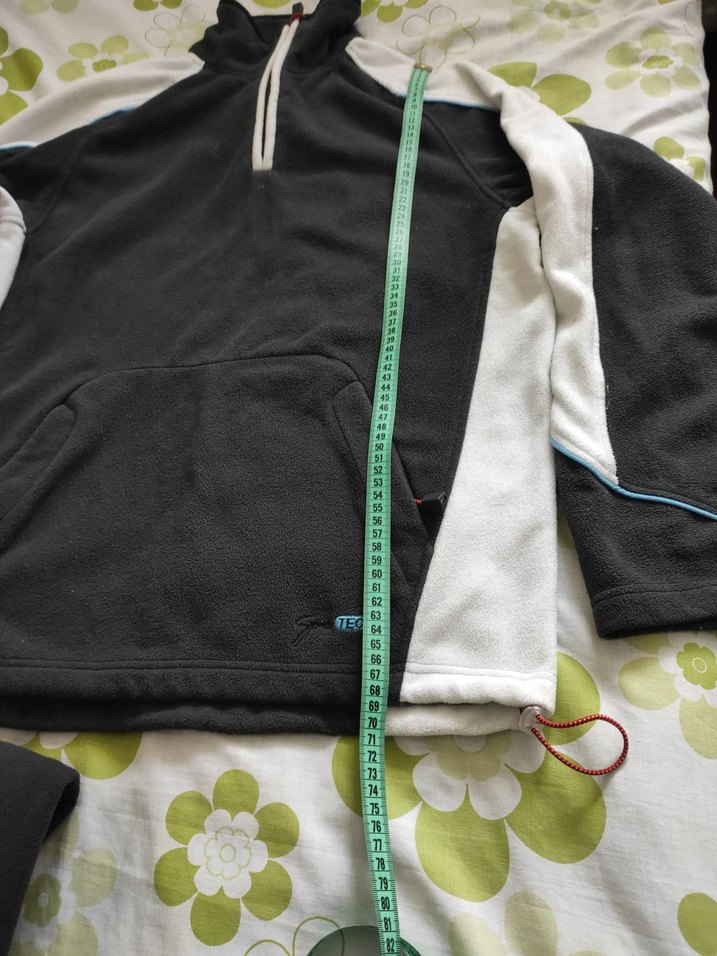 Erkek Fermuarlı  Polar Sweatshirt ve alt ikili takım . - Görsel 2