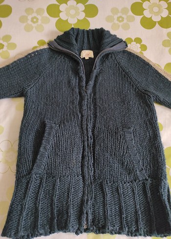 Bayan lacivert Hırka s beden . - Görsel 5