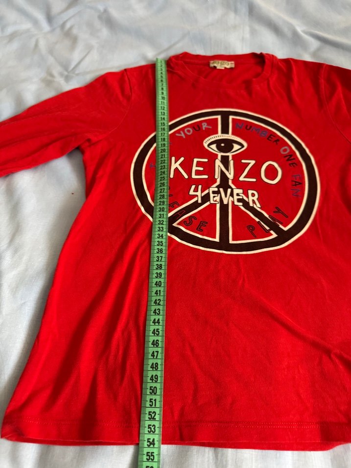 Kenzo 4 Ever Kırmızı Uzun Kollu Tişört — görsel 3/9