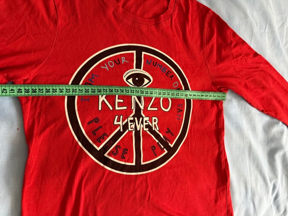 Kenzo 4 Ever Kırmızı Uzun Kollu Tişört — görsel 4/9