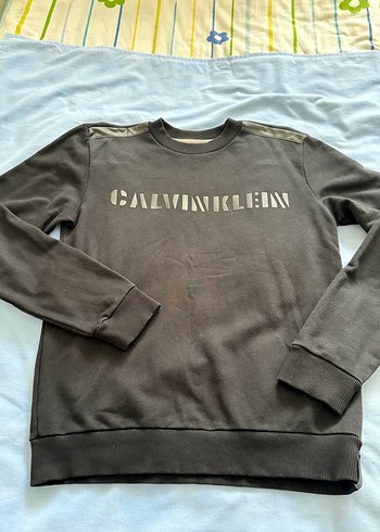 Calvin Klein Siyah Calvin Klein Bisiklet Yaka Sweatshirt