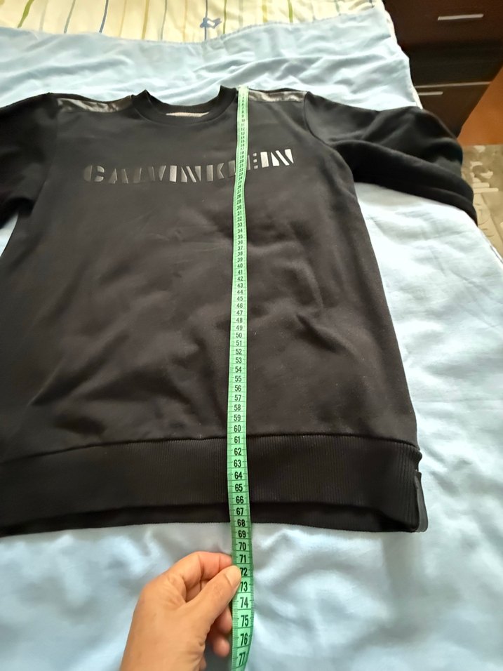 Siyah Calvin Klein Bisiklet Yaka Sweatshirt — görsel 10/14
