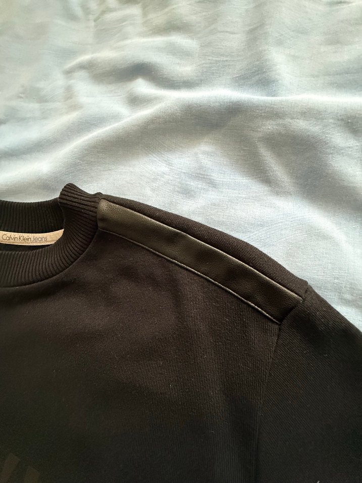 Siyah Calvin Klein Bisiklet Yaka Sweatshirt — görsel 4/14