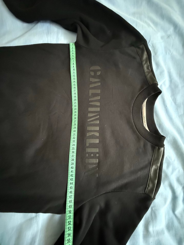 Siyah Calvin Klein Bisiklet Yaka Sweatshirt — görsel 9/14