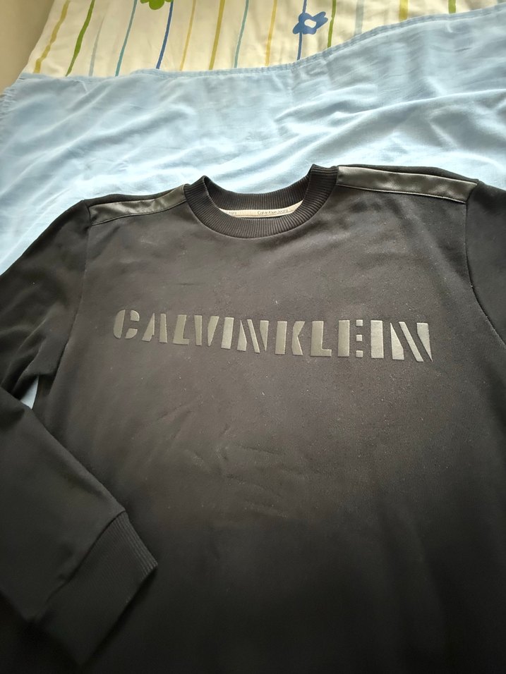 Siyah Calvin Klein Bisiklet Yaka Sweatshirt — görsel 6/14