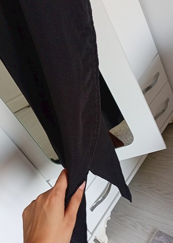 Siyah Askılı Uzun  Elbise - Görsel 2