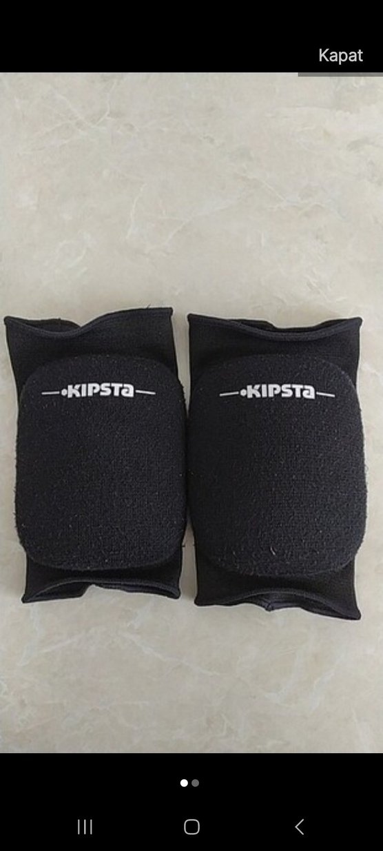 Kipsta Siyah Elastik dizlik - Görsel 2