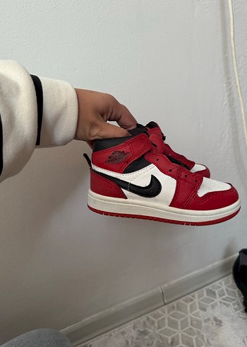 Kırmızı Erkek Çocuk Spor Ayakkabı Velcro
