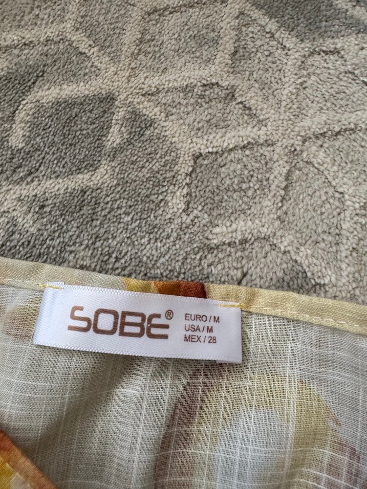 Bej Bağcıklı Uzun Bohem Kadın Elbise - Görsel 4