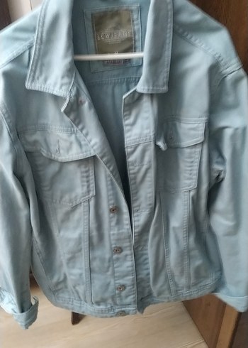 Kadın Mavi Pastel Renkli Denim Ceket - Görsel 3