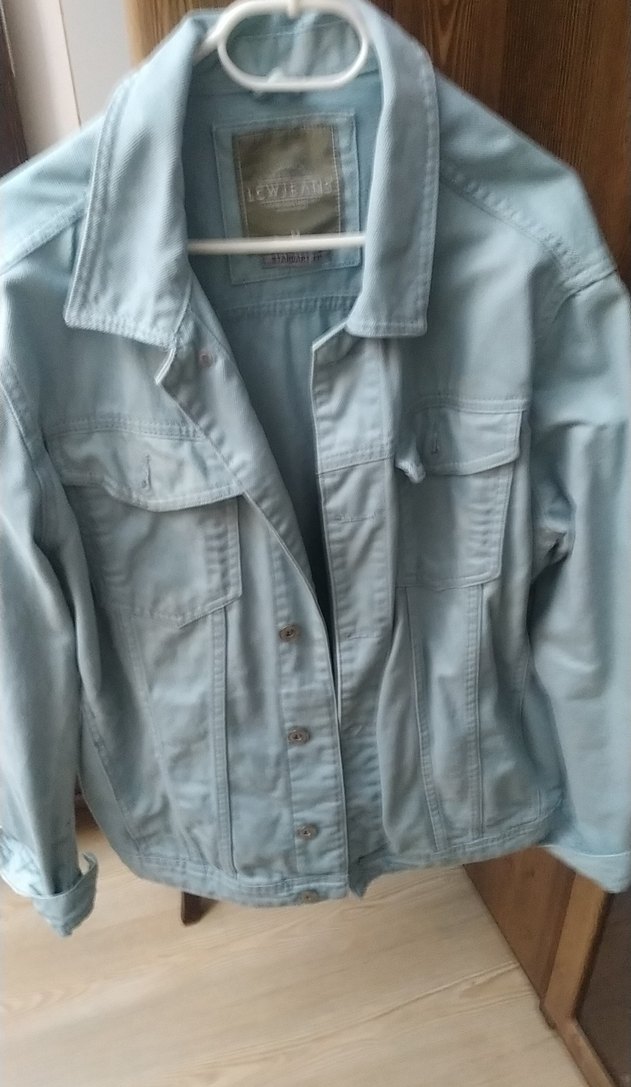 Kadın Mavi Pastel Renkli Denim Ceket - Görsel 3