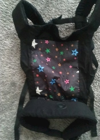 Yıldız Desenli Siyah Bebek Taşıyıcı - Görsel 3