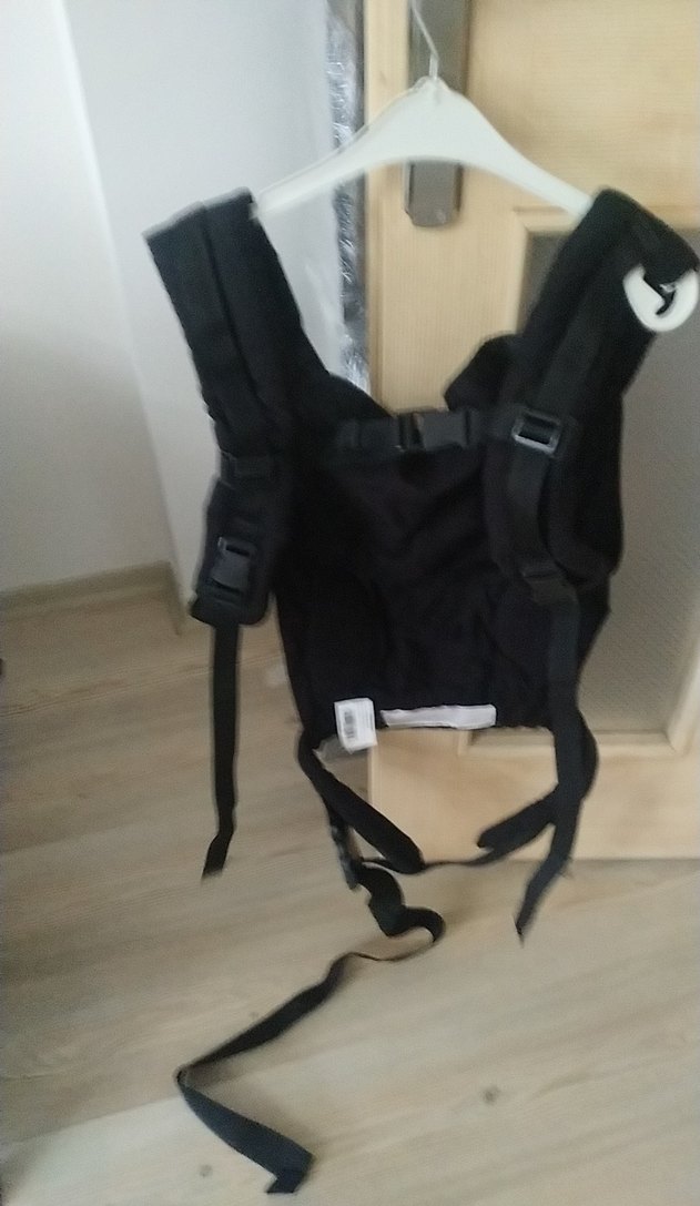 Yıldız Desenli Siyah Bebek Taşıyıcı - Görsel 2