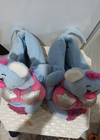 Nakışlı Pop Kültür Kız Çocuk Sıcak Terlik - Görsel 6