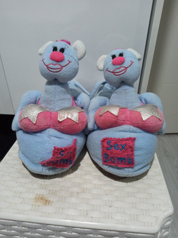 Nakışlı Pop Kültür Kız Çocuk Sıcak Terlik - Görsel 3