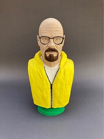 WALTER WHITE 3D DETAYLI BÜST