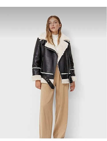 Stradivarius Kadın Biker Ceket