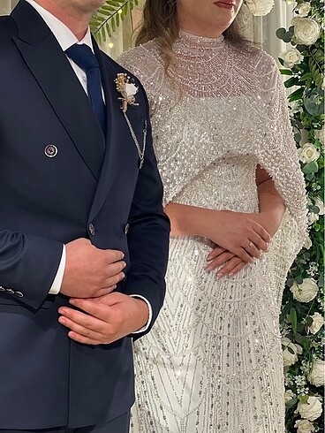 40 Beden İşlemeli nişan nikah elbisesi