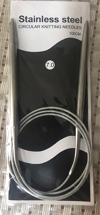 Şiş Misinalı Çelik Telli 100 CM 7 numara